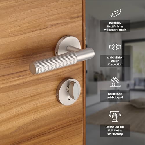 LAPO Heavy Duty Brass Mortise Lock Set for Main Door| 50x85 Lock Body | 70mm Cylinder| Left-right Door Compatibility | Ideal for 30–50mm Doors | 3 Brass Keys | Matt Finish | 3 Years Warranty | Ro-2200 - Image 5
