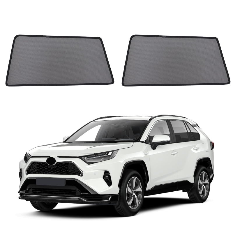 KOCZIL Car Window Shades for 2019-2024 RAV4 Accessories - Rear Side Window Shade for Baby, Breathable Mesh Car Privacy Window Covers, UV Protection and Heat Insulation for Road Trips, Napping, Camping - Image 1