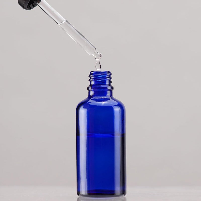 YIZHAO زجاجات قطرات الخضراء سعة 30 مل، مزودة بقطرة زجاجية، للزيوت العطرية، خلط الزيوت الجمالية – 18 قطعة - Image 3