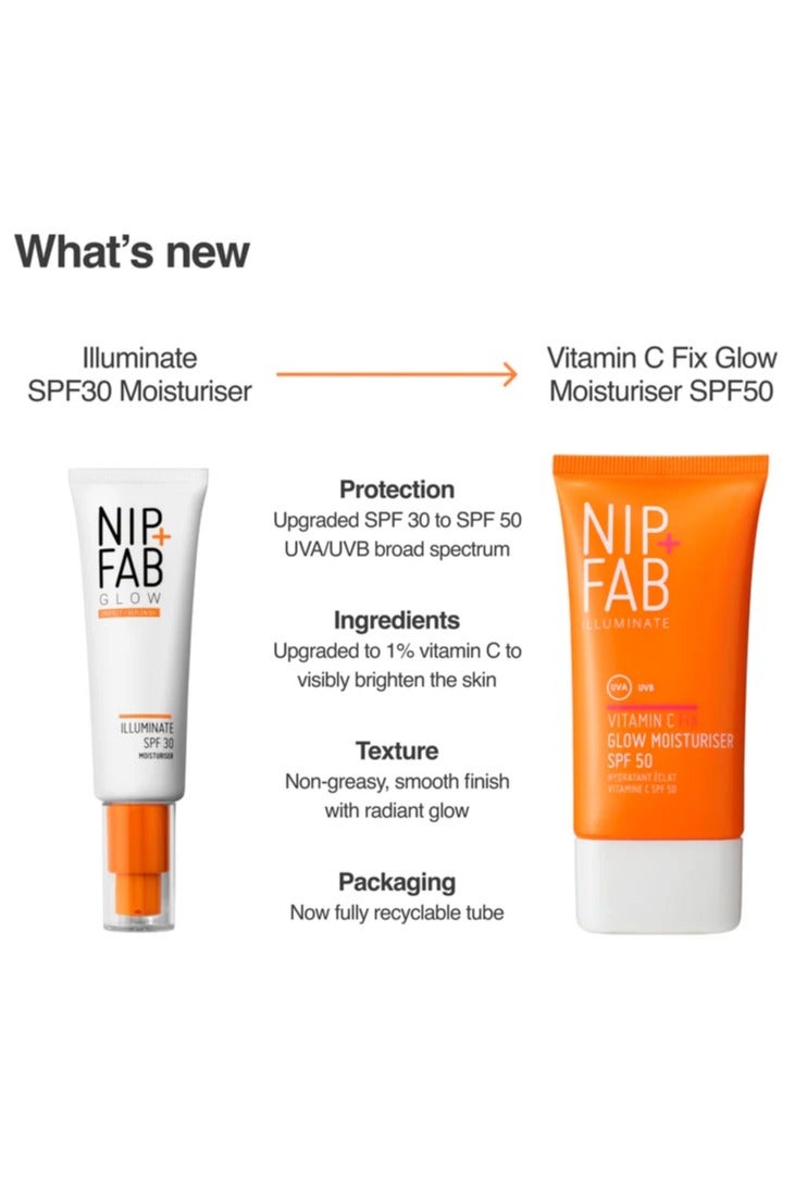NIP+FAB Glow SPF 30 Moisturiser 50ml - Image 2