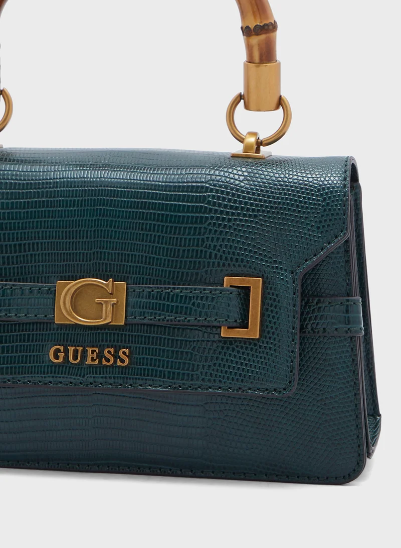 جس Sibel Tri Comp Top Handle Flap Crossbody