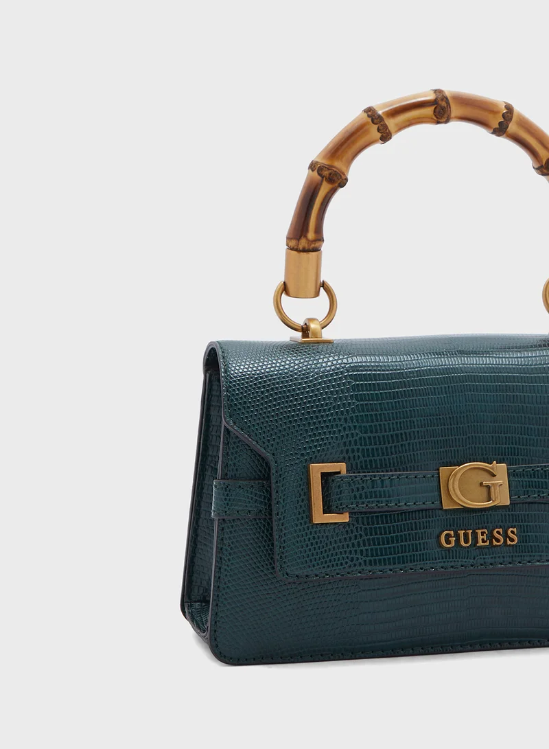جس Sibel Tri Comp Top Handle Flap Crossbody