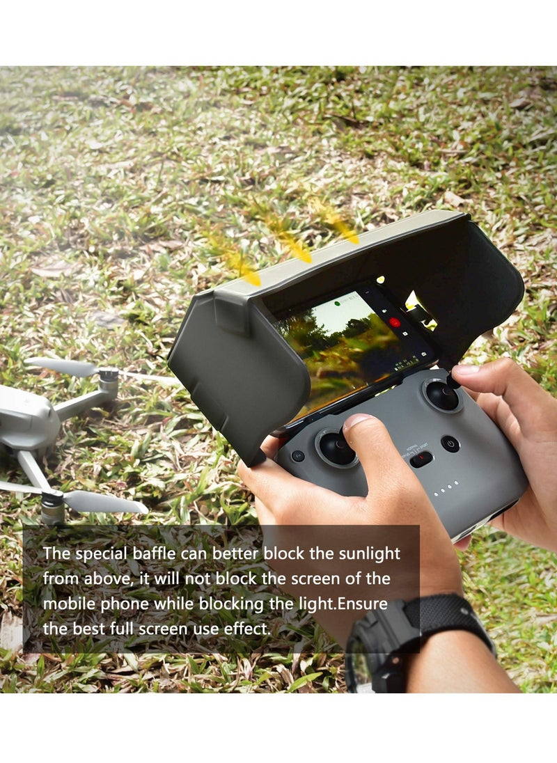 Y&D - Drone Sunshade for DJI Mavic 3/Mini 2/Mavic Air 2/DJI 2S Controller Small and Lightweight Non-deformable Magnetic Design Precise Fit Suitable 4.4-7.1 inch Smartphone Screens - Image 1