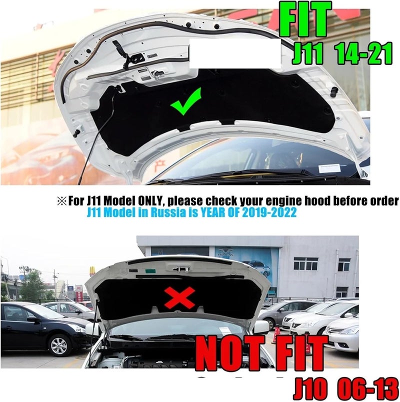 Wivplex Front Engine Hood Insulation Pad for Nissan Qashqai - Image 5