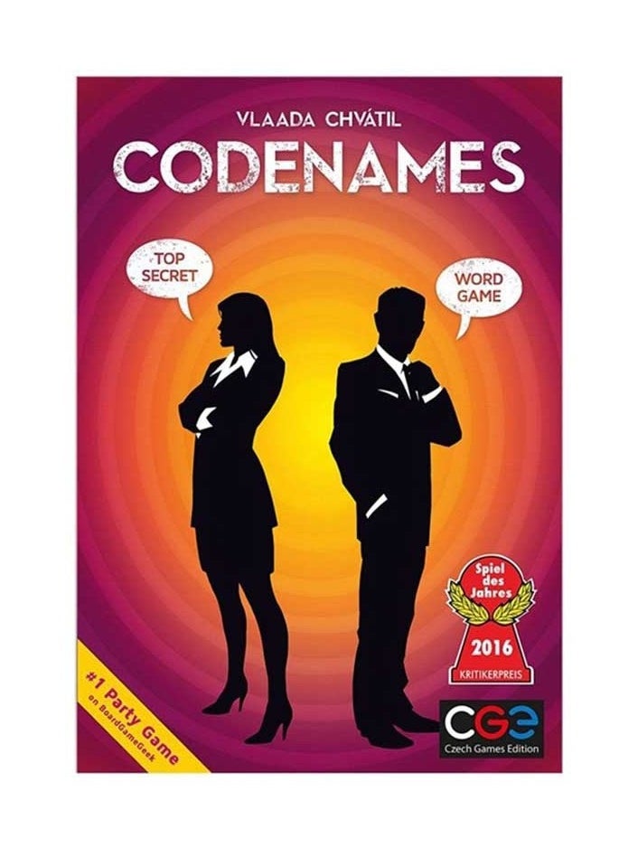 xozgdovg English board game cards parent-child strategy game toys red Codenames basic 