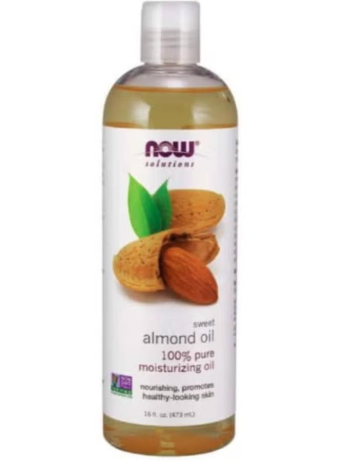 ناو زيت اللوز الحلو النقي للجسم شفاف 473ملليلتر - Image 1