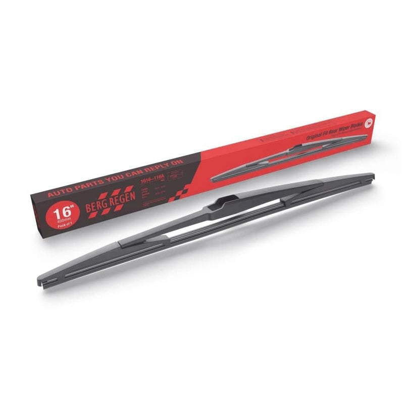 BERG REGEN Rear Wiper Blade 16 inch Replacement For Toyota Sienna 20202011 2005 2004 Prius 20202004 Back Windshield Wiper Blade 16A H409