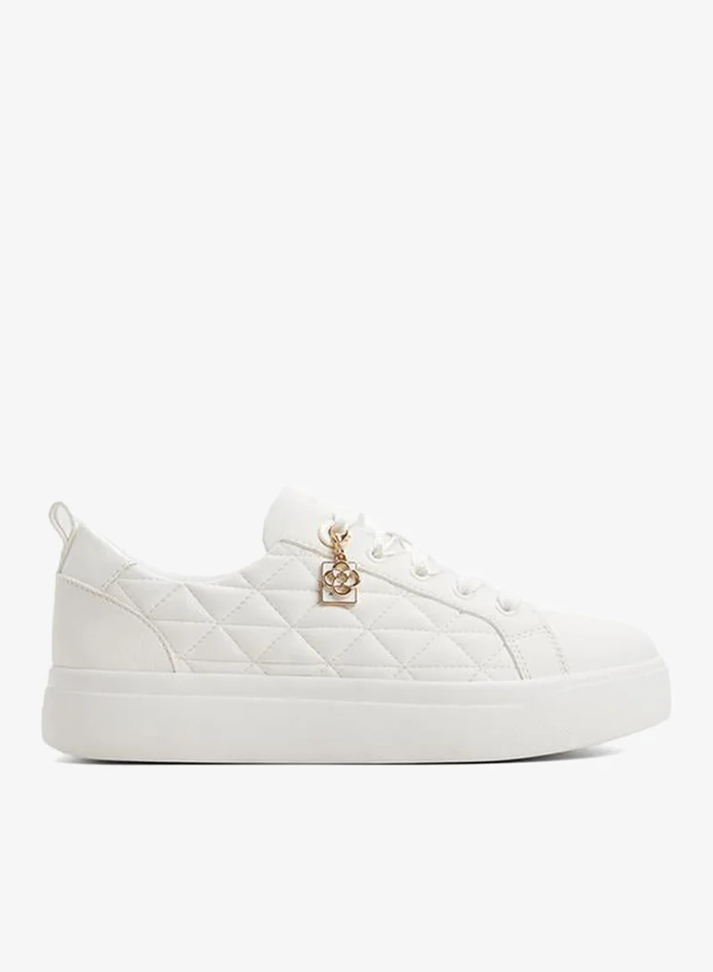 Wildflowers Ladies White Low Top Sneaker