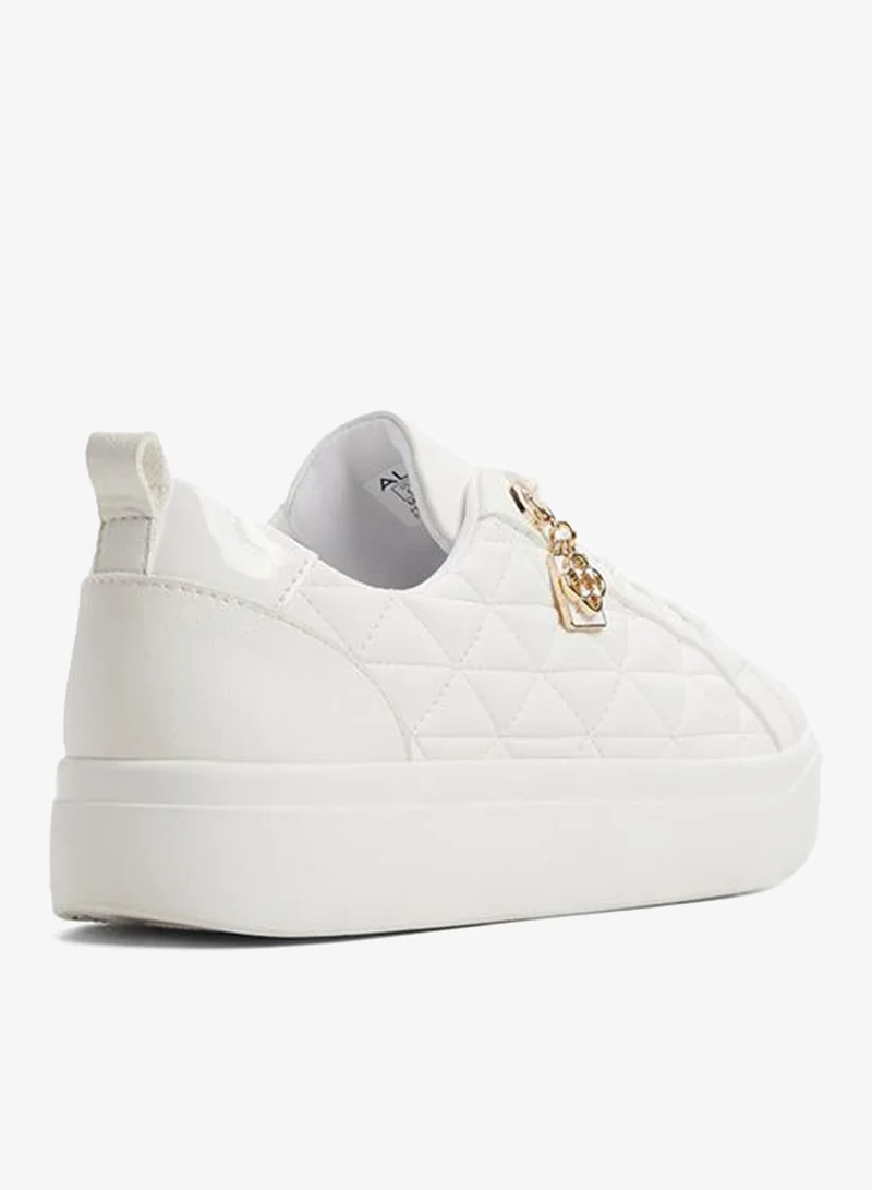 Aldo  Wildflowers Ladies White Low Top Sneaker for Women | Best Price UAE