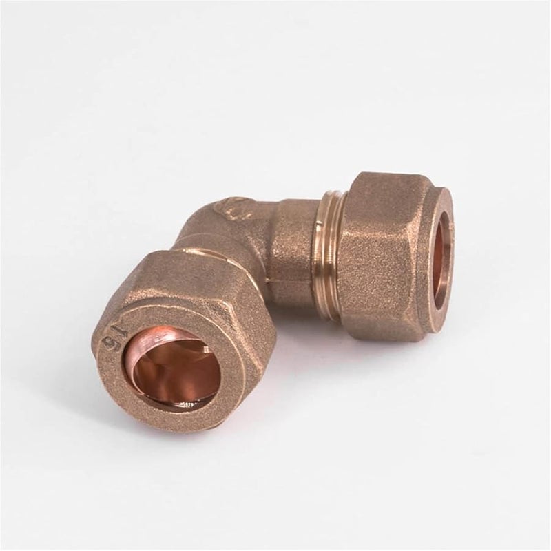 مقبس ضغط نحاسي من النحاس الأصفر بلون النحاس من 15 مم إلى 35 مم سهل التركيب - Image 5