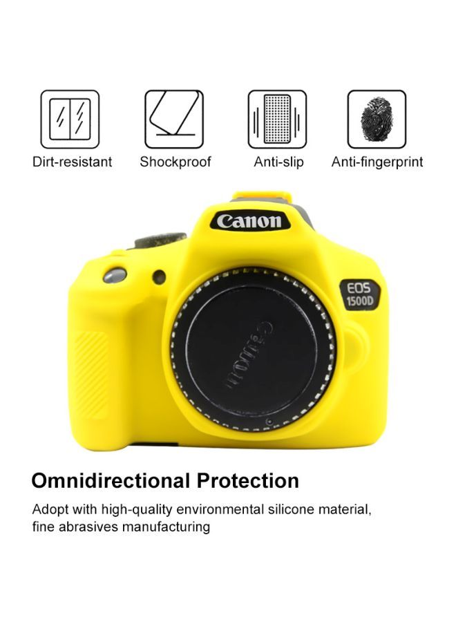 NIBEMINENT Protective Case For Canon EOS1300D/1500D Yellow  - Image 4