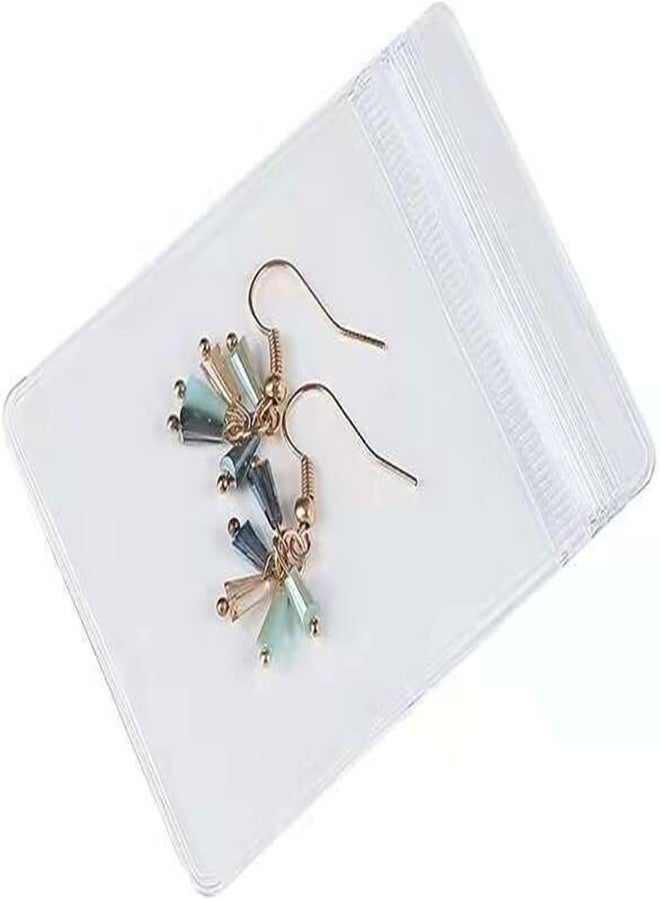 INNPOLE 4 x 6 cm Size Cover Mini Transparent Jewelry Pouches for Rings Earrings Packing Storage Pouch Anti Tarnish Zip Lock Bags for Holding Jewelries Transparent (Pack Of 10 pcs) (4 x 6 cm) - Image 3