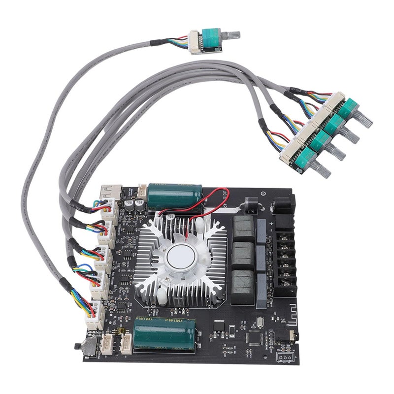 2 1 Channel 160Wx2 220W Subwoofer Amplifier Board Module with BT 5 0 AUX USB APP Input - Image 5
