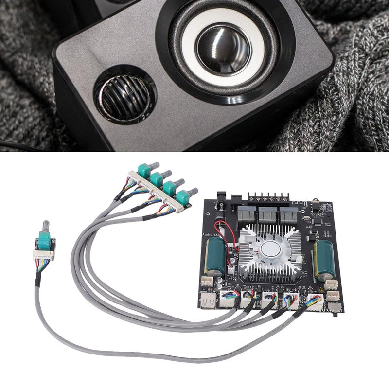 2 1 Channel 160Wx2 220W Subwoofer Amplifier Board Module with BT 5 0 AUX USB APP Input - Image 4