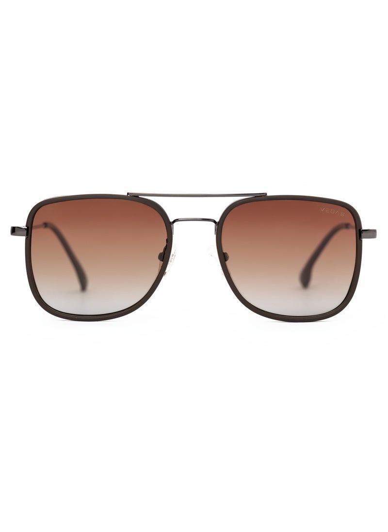 VEGAS VEGAS Men's Sunglasses V2070S - Brown  - Image 2