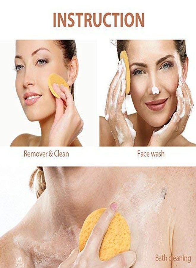 MAXSOFT Facial Sponges, MAXSOFT Compressed 100% Natural Cellulose Facial Cleansing Sponges-50 Count - Image 4