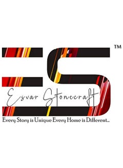 DEVICE OF ESVAR STONECRAFT ...EVERY STROY IS UNIQUE EVERY HOME IS DIFFERENT..... ES DEVICE OF ESVAR STONECRAFT EVERY STROY IS UNIQUE EVERY HOME IS DIFFERENT ES Terracotta Multicolored Tribal MASK Wall HANING Home Decorative Combo2 PCS H X W X D 14 4 3 cm Multicolor  - Image 4