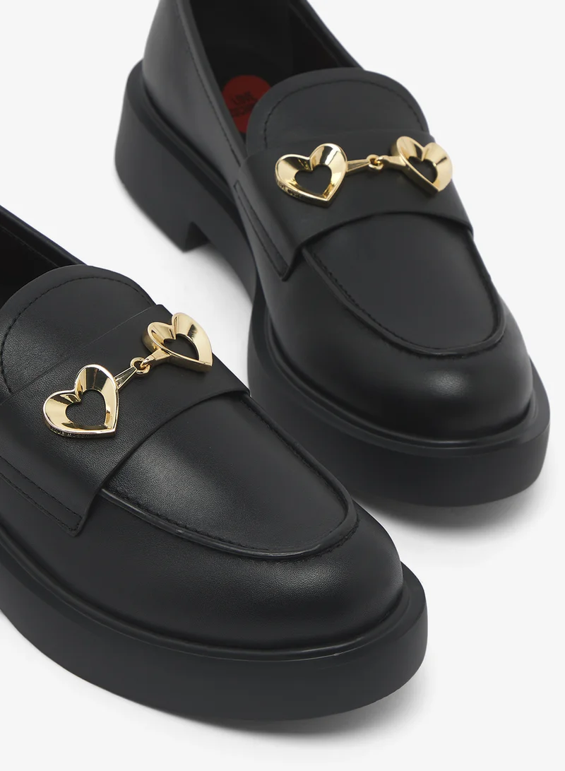Love Moschino Close Toe Loafers