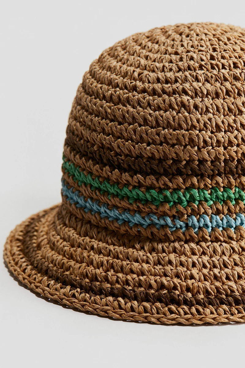 H&M Crochet-look straw hat
