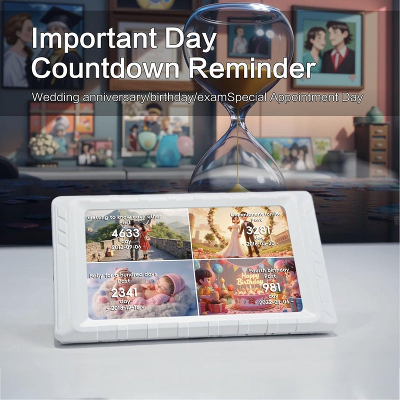5 Inch Secondary Display, Computer Sensor Panel for CPU GPU Memory Frame Rate Monitoring, with USB C Connection, Custom Themes for 10 11 (White) - Image 4