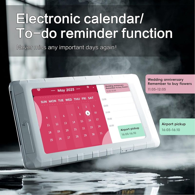 5 Inch Secondary Display, Computer Sensor Panel for CPU GPU Memory Frame Rate Monitoring, with USB C Connection, Custom Themes for 10 11 (White) - Image 5