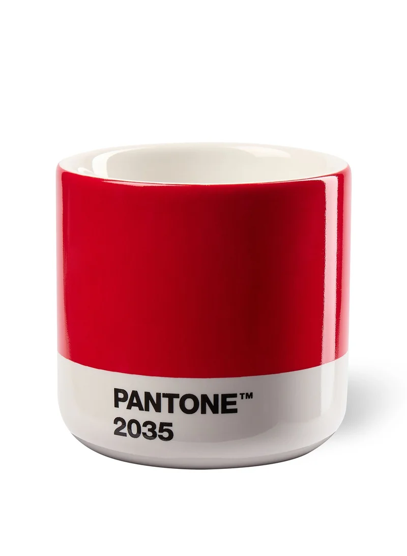 Pantone Morning Boost Macchiato Cup – Red