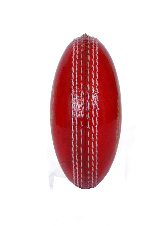 PSE Priya Sports Hanging Leather Cricket Ball Red - Image 4