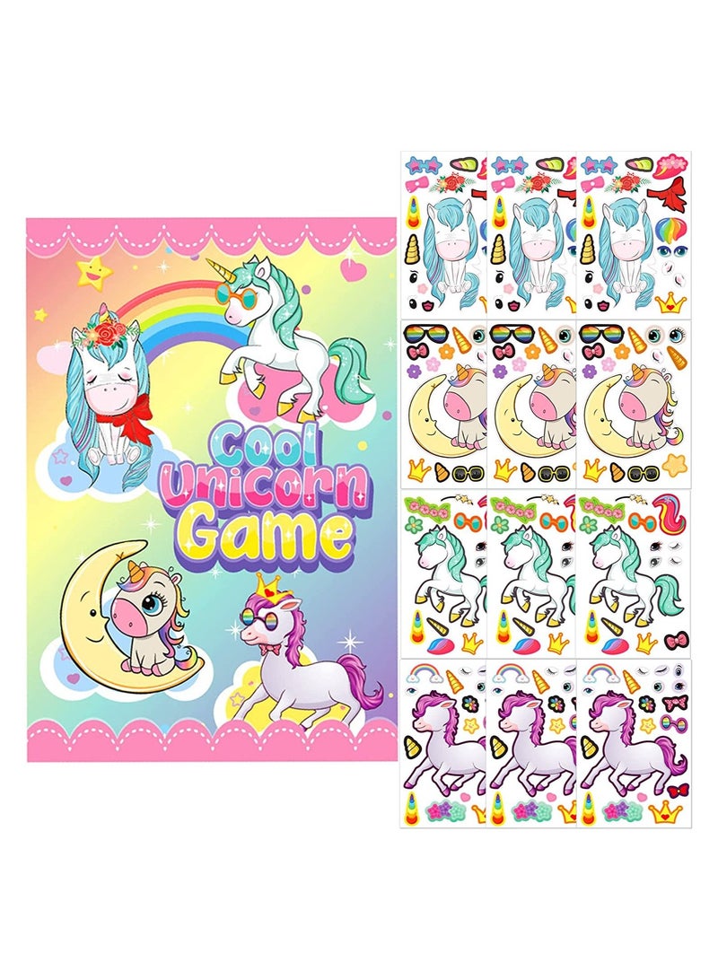 Kids Toddlers Reusable Sticker Books, Window Clings Laptop Stickers Vinyl Stickers for Kids - Image 1