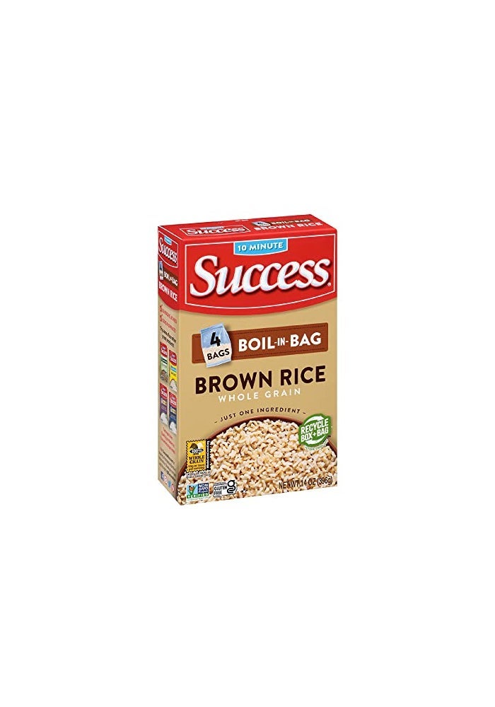 Success BoilinBag Rice Brown Rice Quick and Easy Rice Meals 14Ounce Box - Image 1