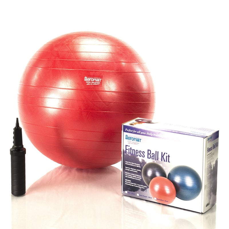 Aeromat Fitness Ball Kit Color/Size: Red / 21.65"" Diameter - Image 2