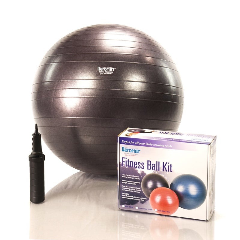 Aeromat Fitness Ball Kit Color/Size: Red / 21.65"" Diameter - Image 3