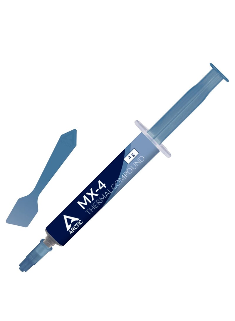 ARCTIC MX-4 (Including Spoon, 4g) - Thermal Compound Paste, High Performance Carbon, Heatsink Paste, CPU Thermal Compound for All Coolers, Thermal Interface Material - Image 1