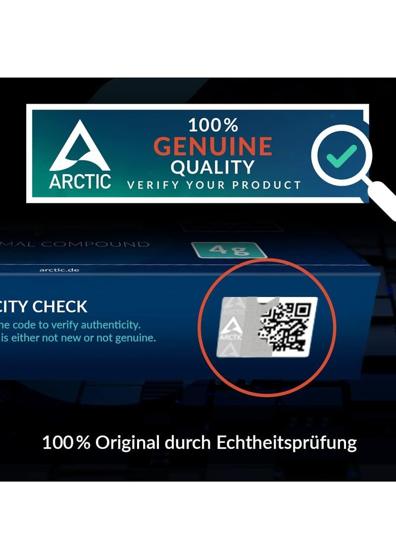 ARCTIC MX-4 (Including Spoon, 4g) - Thermal Compound Paste, High Performance Carbon, Heatsink Paste, CPU Thermal Compound for All Coolers, Thermal Interface Material - Image 2