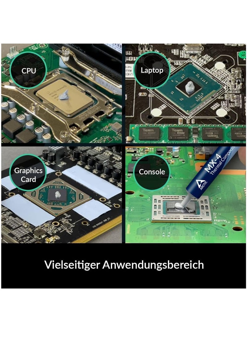 ARCTIC MX-4 (Including Spoon, 4g) - Thermal Compound Paste, High Performance Carbon, Heatsink Paste, CPU Thermal Compound for All Coolers, Thermal Interface Material - Image 5
