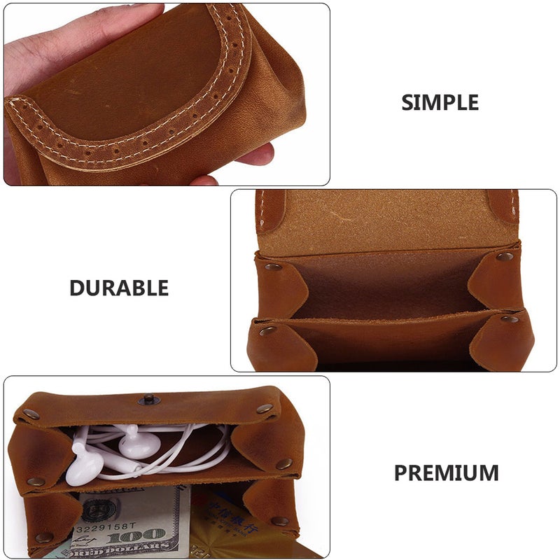 1Pc Fashionable Storage Bags Practical Bags Portable Data Cable Bags - Image 3
