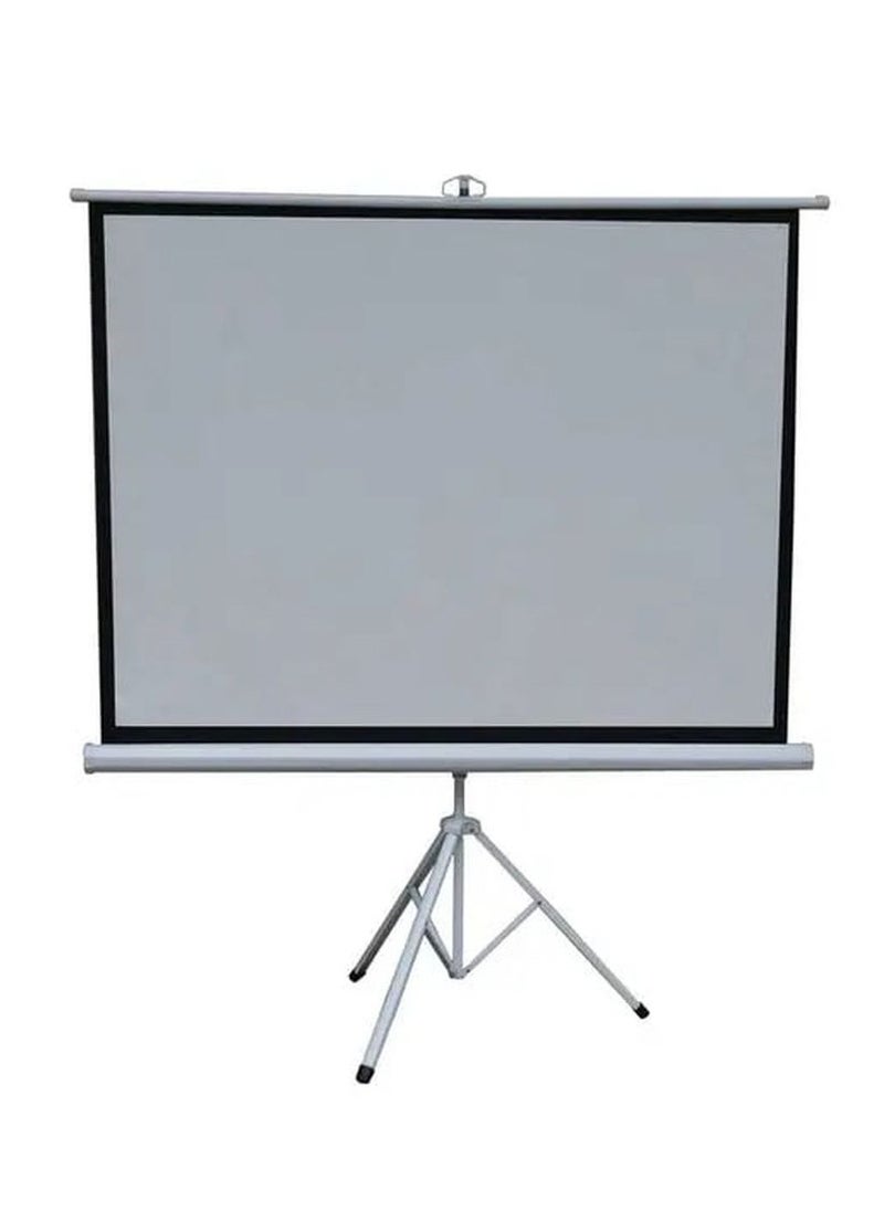 GREEN LION - Projection Screen Portable with Tripod Stand 72" / Height Adjustable / 160° View Angle / Winkle Free / Anti Reflection Screen - Matte White - Image 1