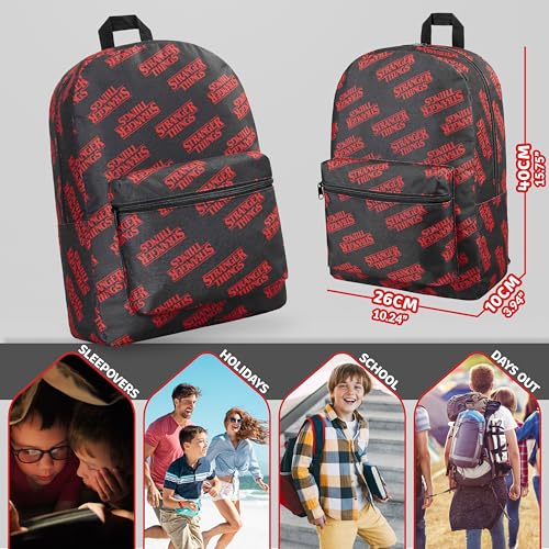 Stranger Things Backpack for School - Teenagers and Kids Backpack - School, Sports, Travel - Official Merchandise - Image 5