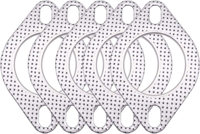 AIB2C 2-Bolt 2.5inch 62mm Exhaust Flange Gasket Turbo/Manifold/Header Down/Dump Pipe Flange 5 PCS - Image 4