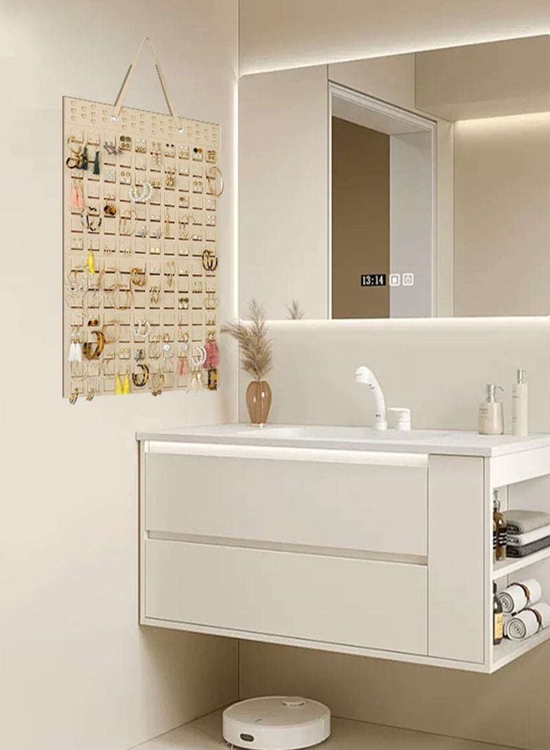 Beirui Wall mounted organizer, Display rack, Jewelry organizer, large capacity storage, can store all kinds of glasses, hats, earrings, necklaces, bracelets, suitable for home, dormitory, store display  - Image 2