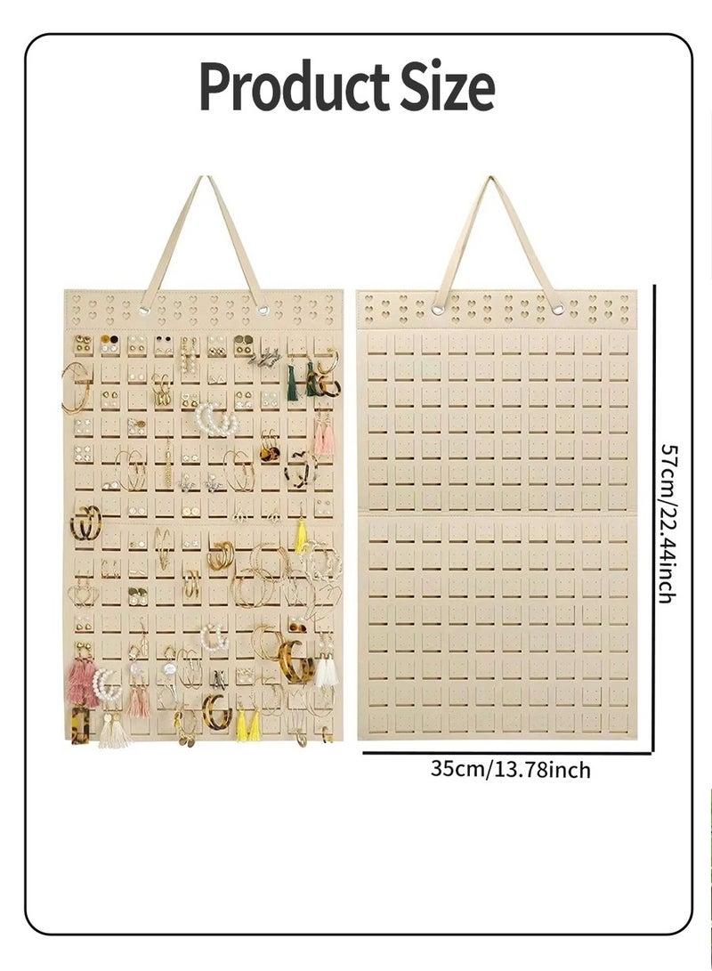 Beirui Wall mounted organizer, Display rack, Jewelry organizer, large capacity storage, can store all kinds of glasses, hats, earrings, necklaces, bracelets, suitable for home, dormitory, store display  - Image 3