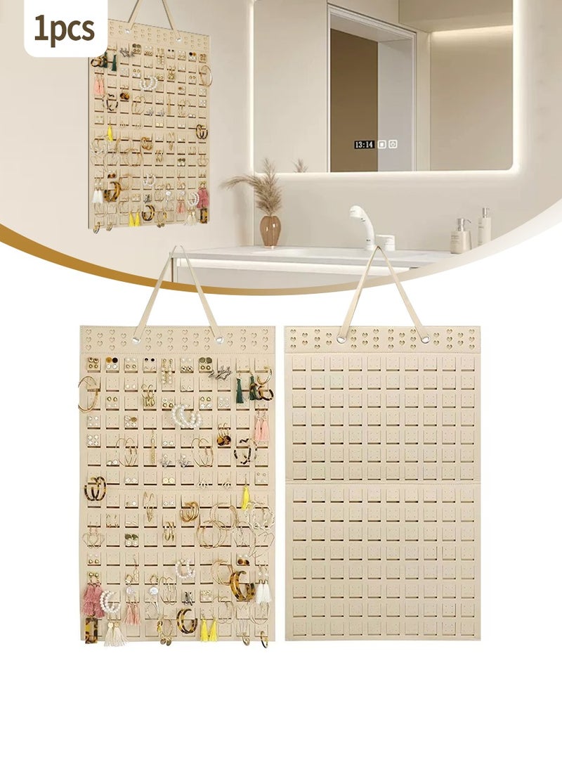 Beirui Wall mounted organizer, Display rack, Jewelry organizer, large capacity storage, can store all kinds of glasses, hats, earrings, necklaces, bracelets, suitable for home, dormitory, store display  - Image 1