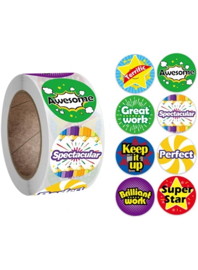 Kidzilla Self-Adhesive Paper Border Rolls for Classroom Bulletin Boards and Displays - Roll of 500 Pieces, 2.5 cm, Self-Adhesive Paper - Image 1