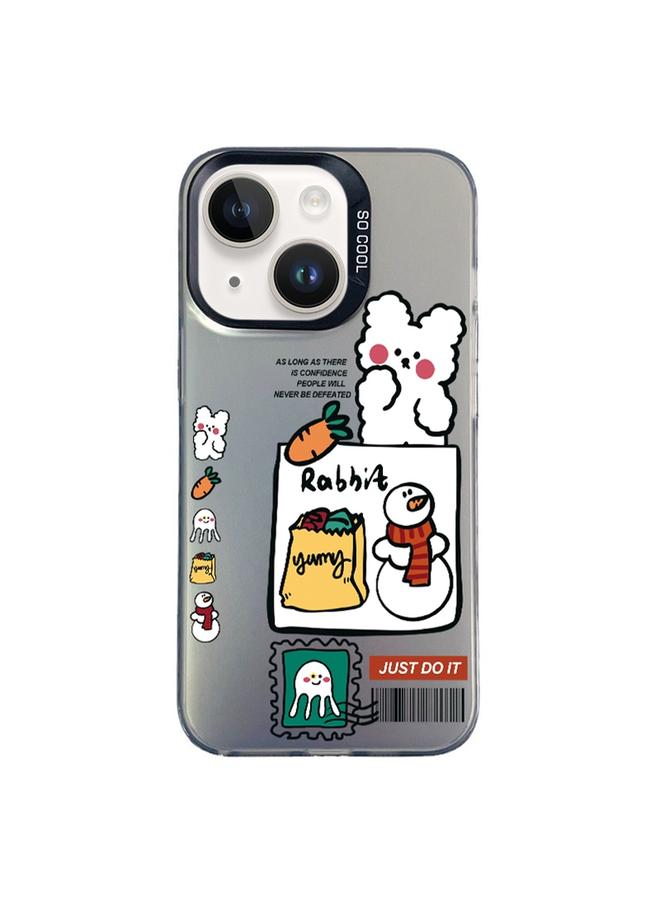 اس-توب جراب لهاتف iPhone 14 Plus من سلسلة عيد الميلاد PC بغطاء كامل ونمط هاتف - Image 1