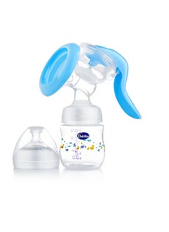 Bubbles Bubbles Manual Breast Pump Light Blue-White  - Image 1