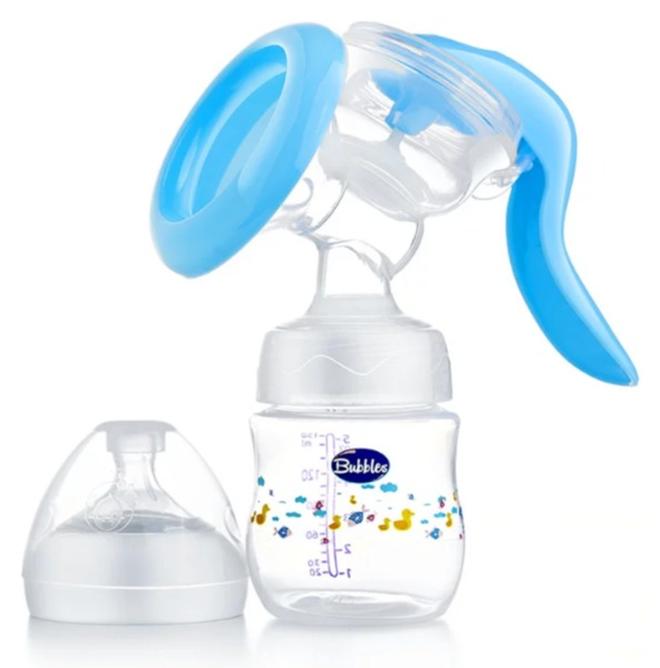 Bubbles Manual Breast Pump White - Image 1