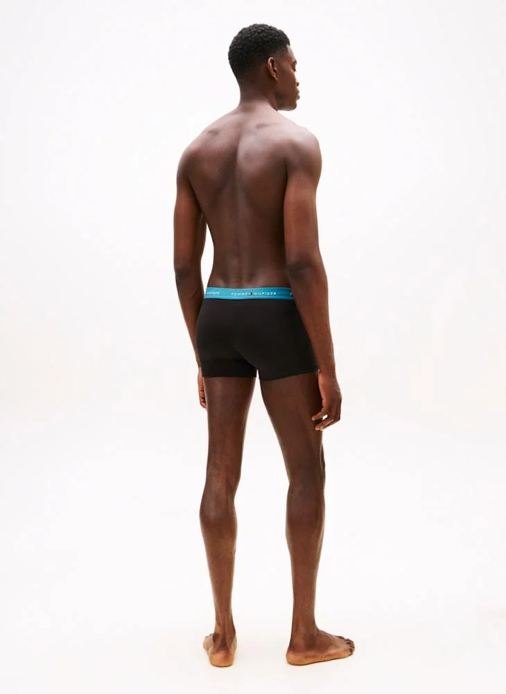 TOMMY HILFIGER 5-Pack Signature Repeat Logo Waistband Trunks