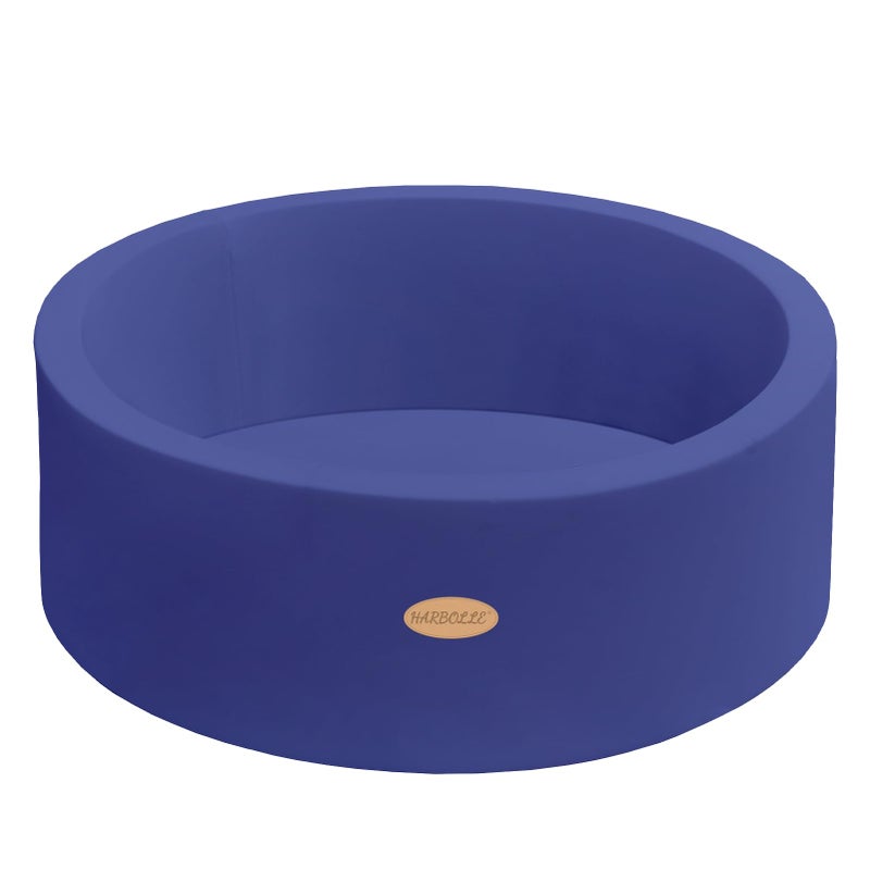HARBOLLE Baby Ball Pit 354 Soft Round Memory Foam Ball Pits NOT Included Balls Indoor Outdoor Playpen for Babies Toddlers Kids Great Gift for Girls Boys Dark Blue - Image 3