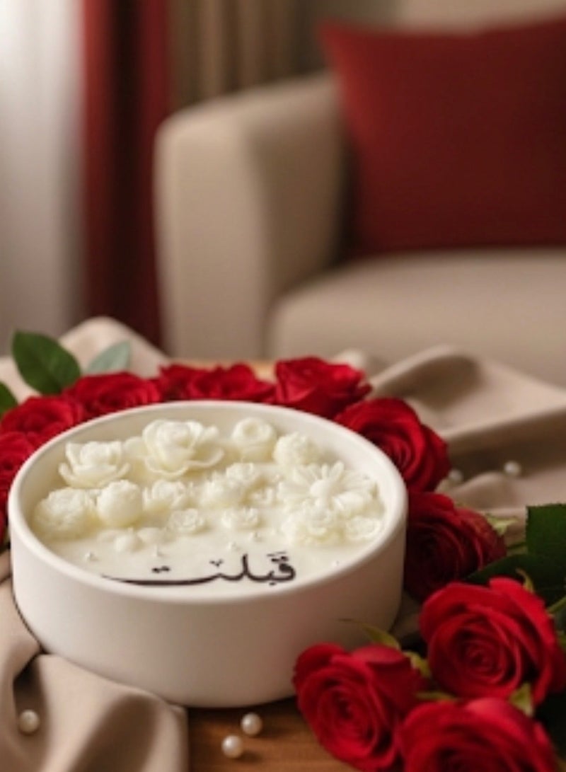 ANUM BY MUNA "Qubilat" Celebration Candle - Japanese Cherry Blossom Scent - Nikah/Engagement Decor - Image 5