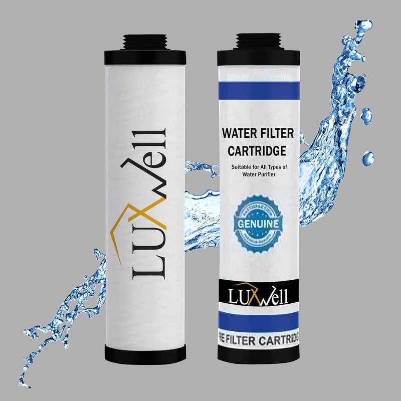 LUXWELL 9 Inch Pre Filter CandleCartridge for Water PurifierRO MLT Candle Cartridge Outer Filter Spun Filter Thread FilterCartridge for AquaguardLivpure Outer Filter Pack of 5 - Image 2