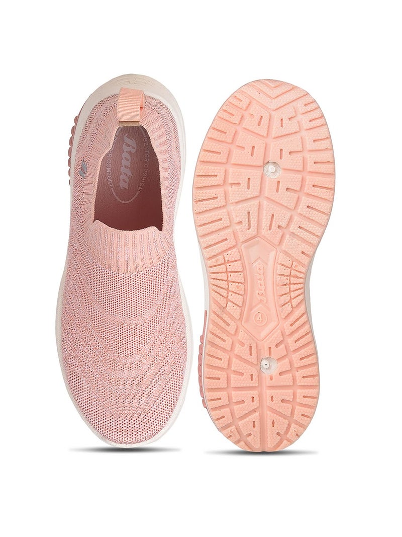 Bata Women Casual Sneaker Shoes - Pink - (UK- 5) - Image 4
